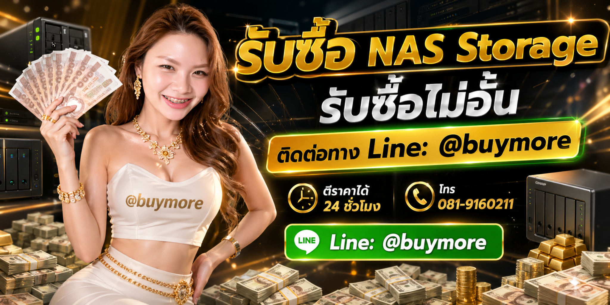 ขาย NAS Storage มือสองรับเงินไว ราคาดี