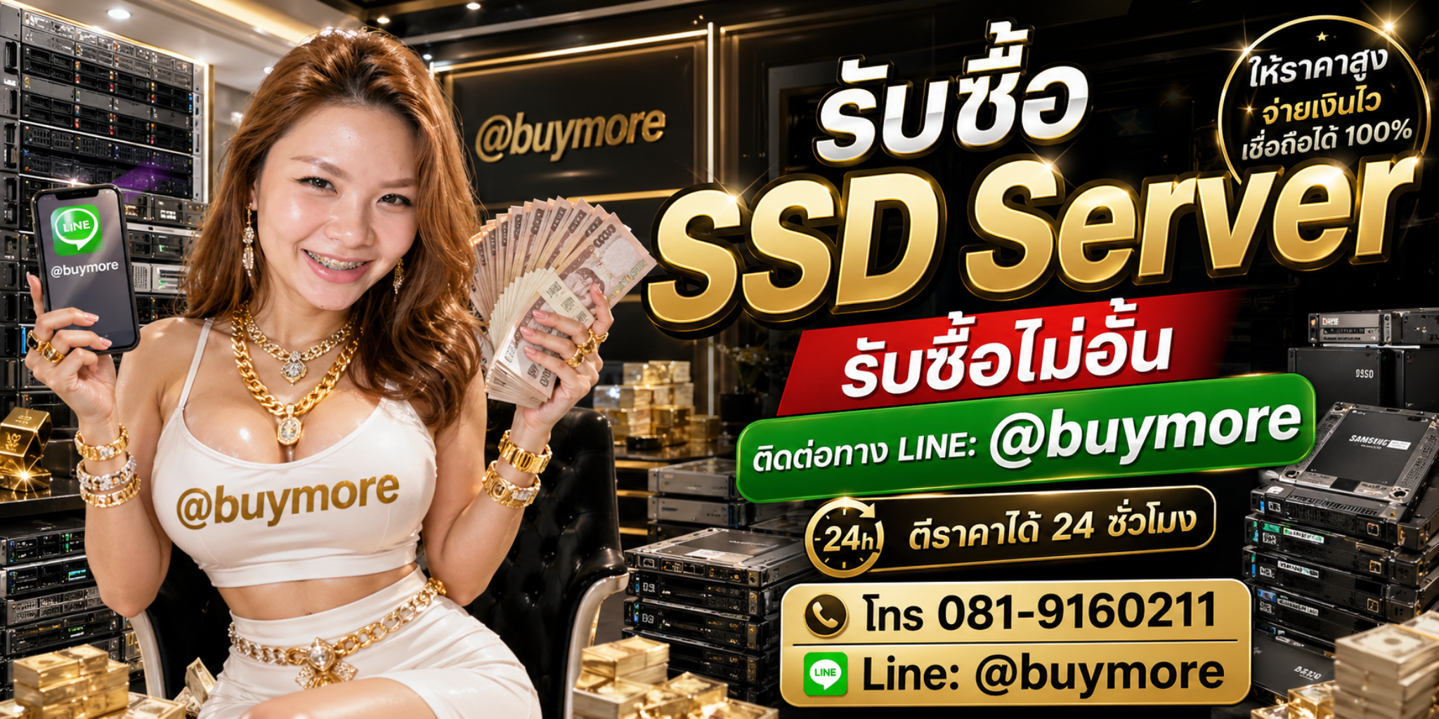 ขาย SSD Server มือสองรับเงินไว ราคาดี